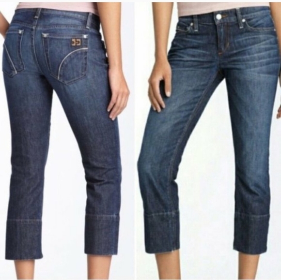 Joe's Jeans Denim - Joe's Jeans Socialite Kicker distressed cropped